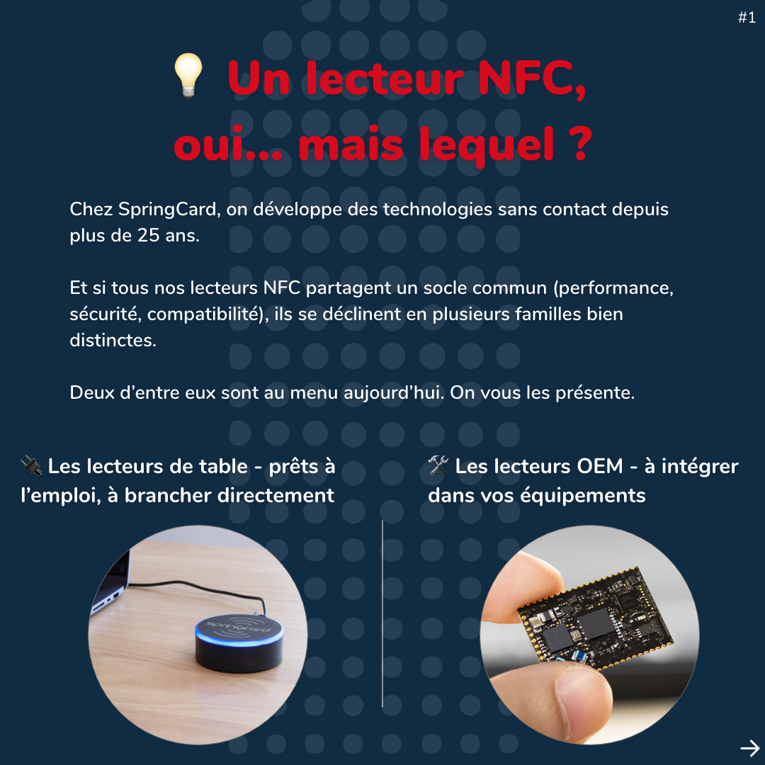 Post de mise en avant produit SpringCard